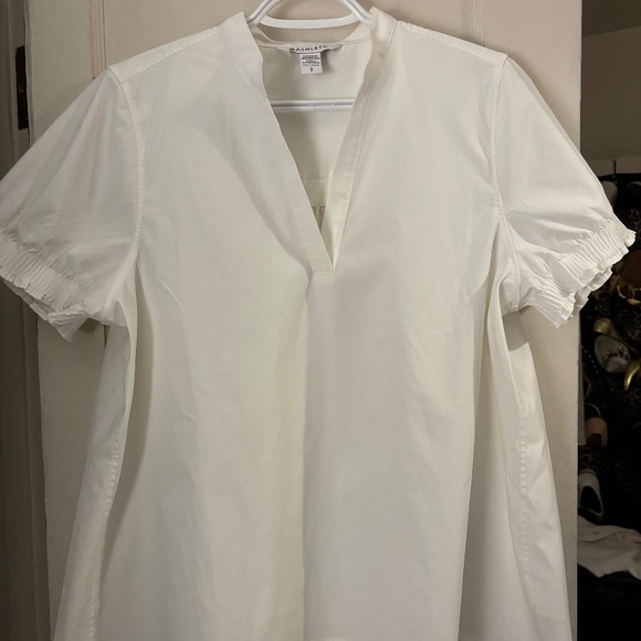 Athleta Tops - Athleta Levitate Poplin T-shirt, white, size small
